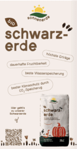 Bio-Schwarzerde von Sonnenerde: nachhaltige Fruchtbarkeit und Klimaschutz mit CO₂-Speicherung für beste Erträge.